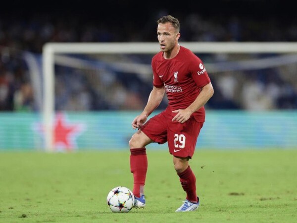 Arthur Melo menyebut dirinya bernasib apes saat menjalani masa peminjaman bersama Liverpool di musim 2022/23 kemarin / via Getty Images