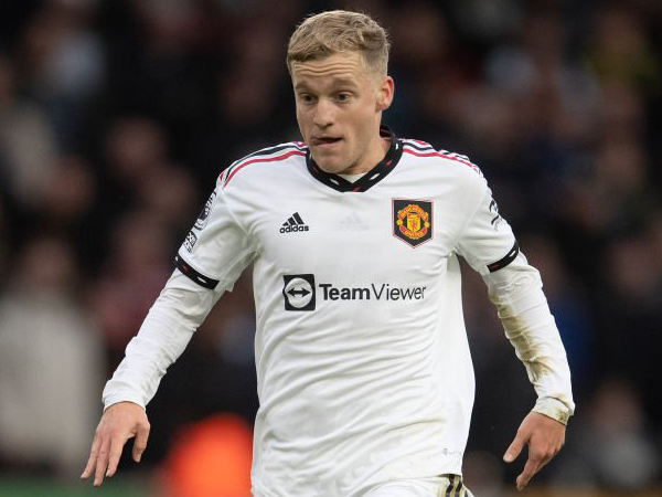 Gelandang Man United, Donny van de Beek.