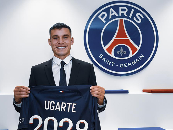 Gelandang PSG, Manuel Ugarte.