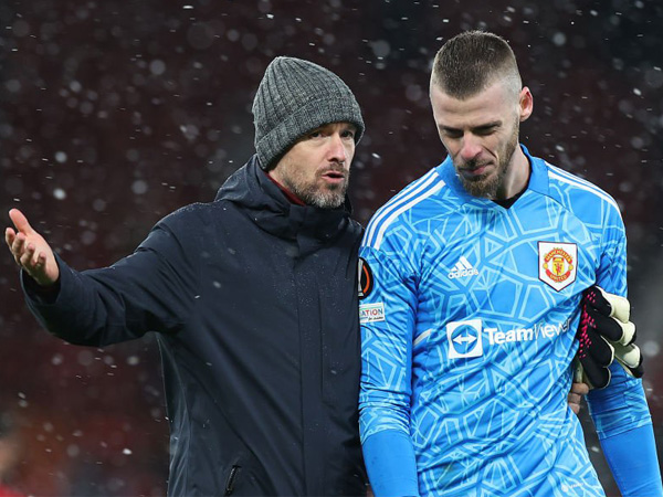 Erik ten Hag dan David De Gea.