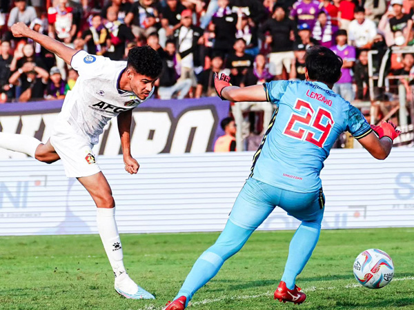 Penyerang anyar Persik Kediri, Jefesson Viera berhasil mencetak gol di laga debutnya
