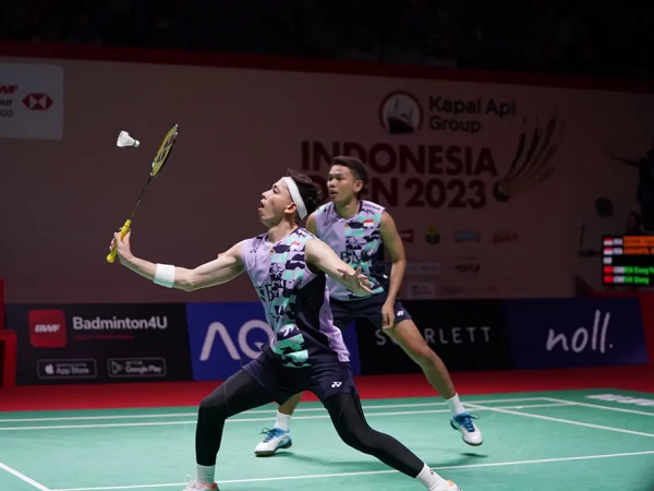 Fajar/Rian patok target tinggi di Korea Open 2023.