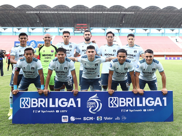 Skuat Persita Tangerang di laga kontra Rans Nusantara FC