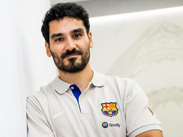 Gelandang Barcelona, Ilkay Gundogan.
