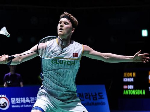 Anders Antonsen Wakil Terkhir Eropa di Korea Open 2023