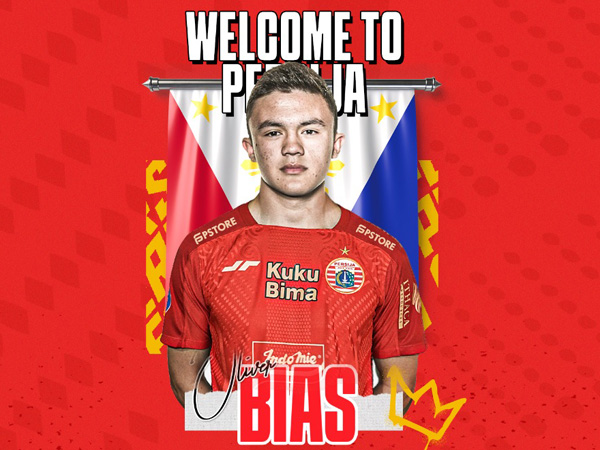 Pemain asal Filipina, Oliver Bias resmi gabung Persija Jakarta