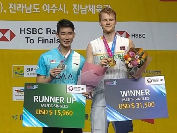 Loh Kean Yew Kecewa Kalah Dari Antonsen di Final Korea Open 2023