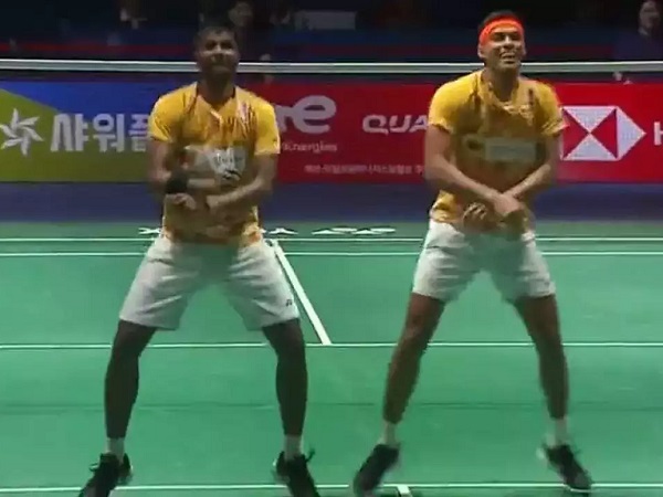 Menangi Korea Open, Satwik/Chirag Langsung Selebrasi Gangnam style