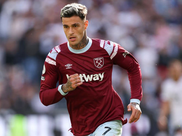 Striker West Ham United, Gianluca Scamacca.