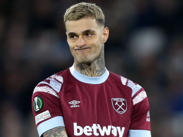 Striker West Ham United, Gianluca Scamacca.