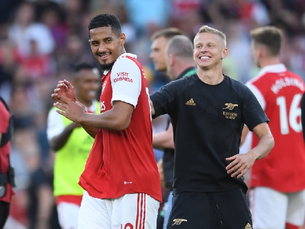 William Saliba dan Oleksandr Zinchenko