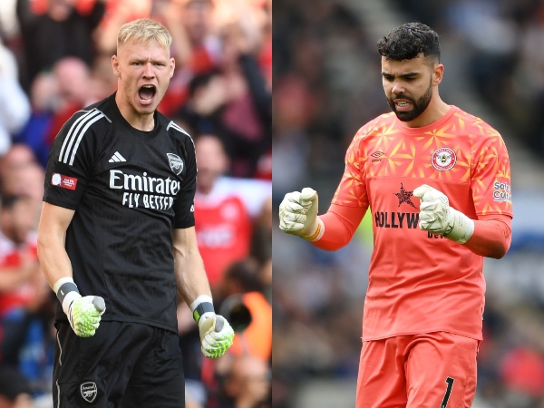 Aaron Ramsdale dan David Raya akan memperebutkan tempat di Arsenal