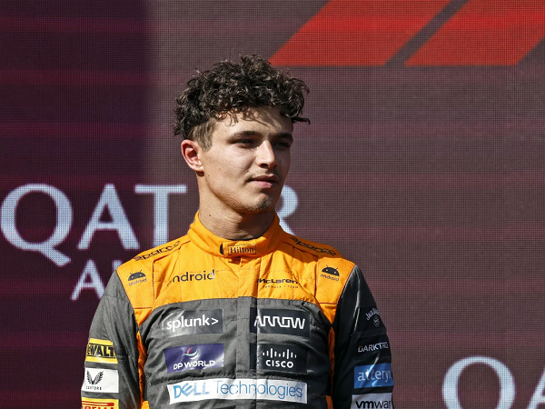 Lando Norris lega McLaren kini berhasil tampil kompetitif.
