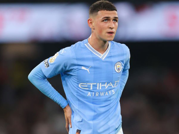 Gelandang Man City, Phil Foden.