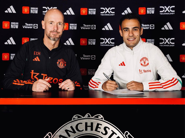 Bek kiri Man United, Sergio Reguilon.