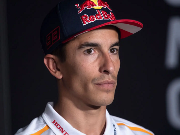 Marc Marquez lega saat tahu kondisi Bagnaia baik-baik saja.
