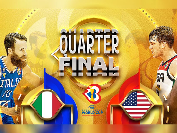 Luigi Datome (Italia) dan Austin Reaves (AS)