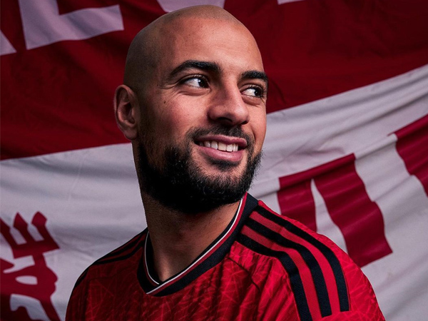 Gelandang Man United, Sofyan Amrabat.