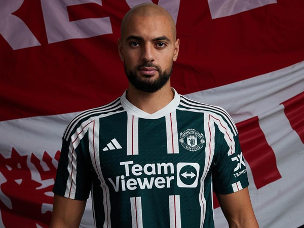 Gelandang Man United, Sofyan Amrabat.