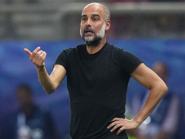 Manajer Man City. Pep Guardiola.