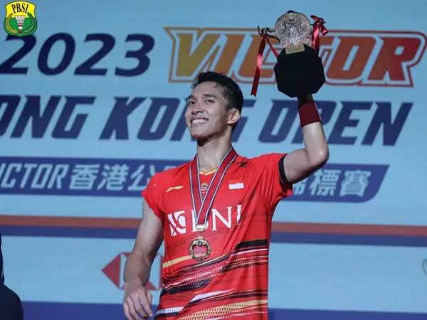 Jonatan Christie Beberkan Kunci Kemenangan Lawan Kenta di Final Hong Kong Open 2023