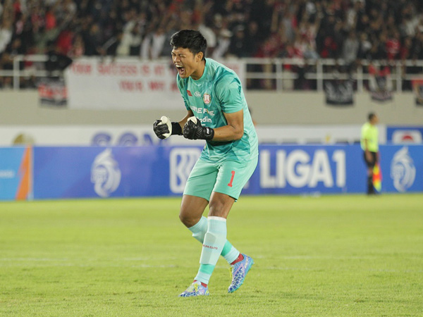 Kiper Persis Solo, M Riyandi kembali tampil setelah absen 8 bulan