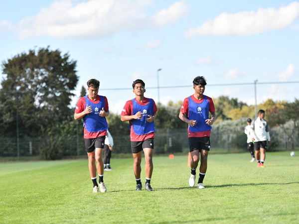 Latihan timnas Indonesia U-17 di Jerman