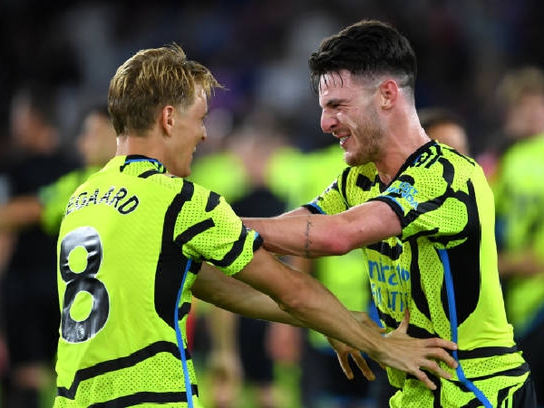 Martin Odegaard dan Declan Rice