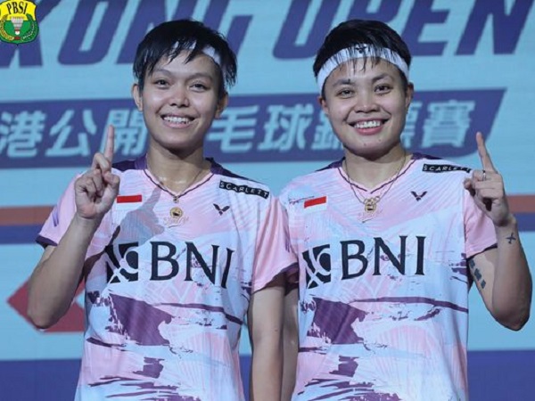 BWF Ranking: Apriyani/Fadia Naik ke Peringkat 7 Dunia