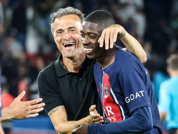 Luis Enrique dan Ousmane Dembele
