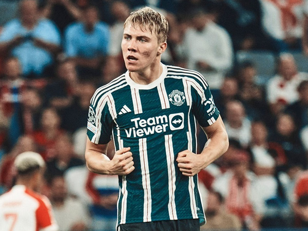 Striker Manchester United, Rasmus Hojlund.