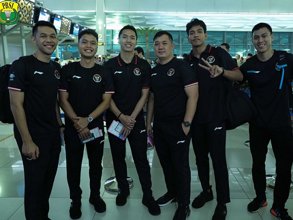 Asian Games 2023: Tim Bulu Tangkis Indonesia Terbang ke Hangzhou