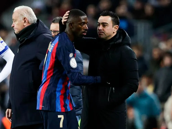 Ousmane Dembele dan Xavi