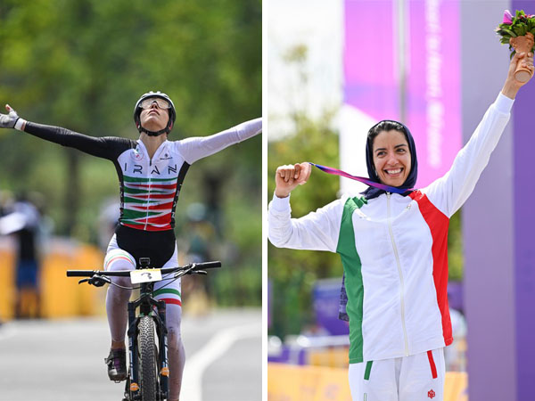 Faranak Partoazar ingin menginspirasi anak-anak, yang jauh lebih penting daripada berdiri di podium. (Foto: Xinhua)