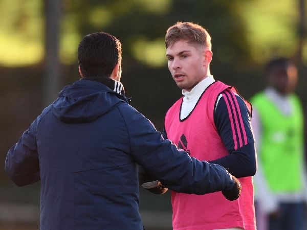Mikel Arteta dan Emile Smith Rowe