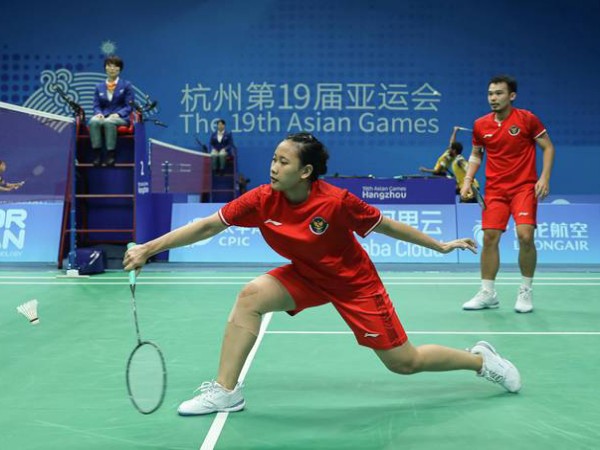 Sikat Peringkat 6 Dunia, Rinov/Mentari Lolos 16 Besar Individual Asian Games 2023