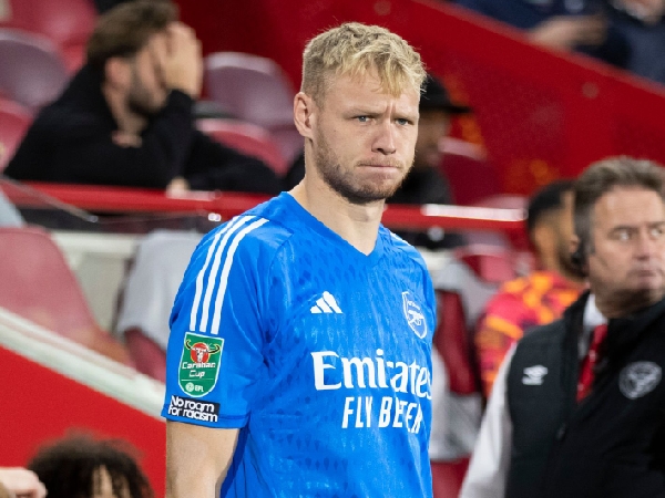 Penjaga gawang Arsenal, Aaron Ramsdale