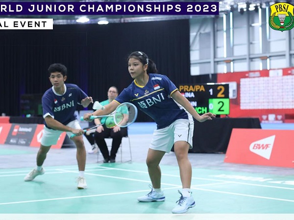 Ganda Campuran Loloskan 2 Wakil ke 16 Besar Kejuaraan Dunia Junior 2023