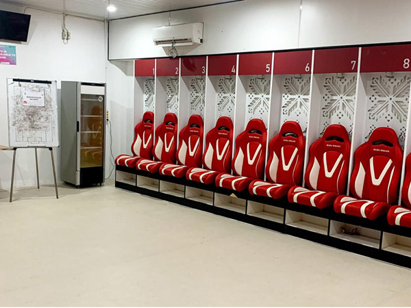 Kondisi ruang ganti pemain kandang lawan yang ditinggalkan Semen Padang FC