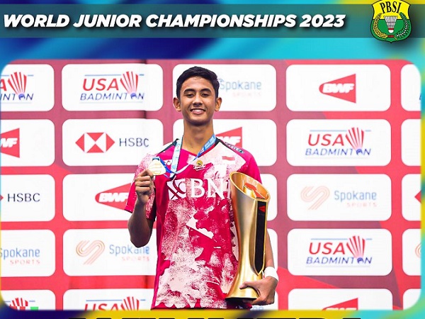 Hasil Final Kejuaraan Dunia Junior 2023: Gelar Tunggal Putra Jadi Milik Indonesia