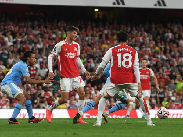 Kai Havertz menjadi pemberi assist untuk gol kemenangan Arsenal atas Manchester City