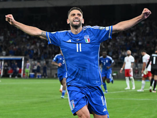 Domenico Berardi Cetak Dua Gol, Italia Sikat Habis Malta