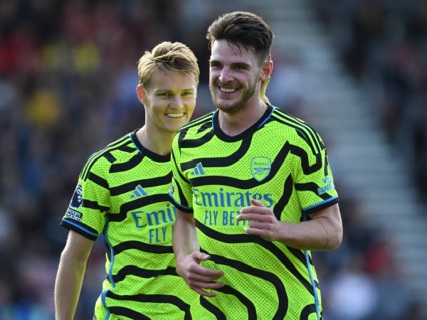 Declan Rice dan Martin Odegaard