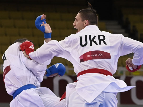 Peraih medali perunggu Olimpiade dari Ukraina, Stanislav Horuna, menyatakan penolakannya terhadap kembalinya atlet-atlet Rusia di Kejuaraan Dunia Karate di Budapest. (Foto: Inside The Games)