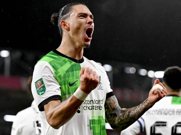Darwin Nunez Cetak Gol Cantik, Liverpool ke Perempat Final Piala Carabao