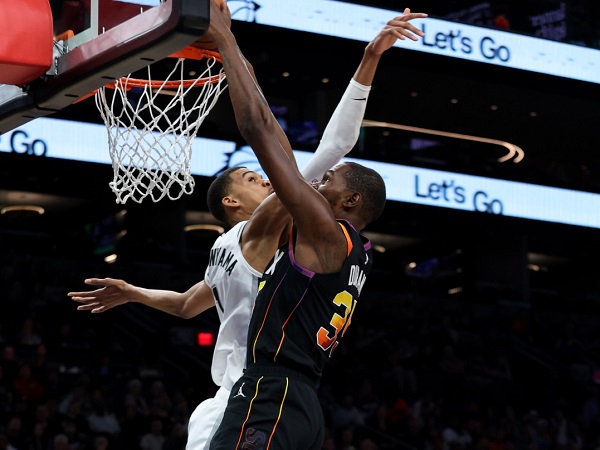 Kevin Durant sebut Victor Wembanyama punya masa depan cerah di NBA.