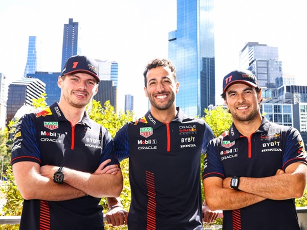 Max Verstappen, Daniel Ricciardo, Sergio Perez