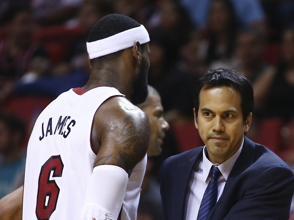 Erik Spoelstra terkesan dengan etos kerja LeBron James.