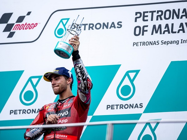 Enea Bastianini kirim pesan ke Ducati setelah menangi GP Malaysia.