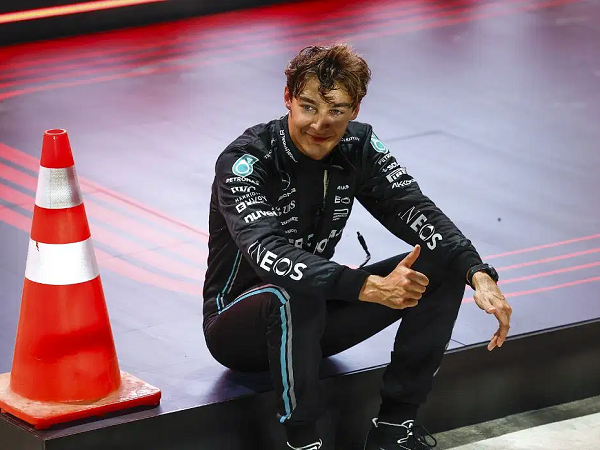 George Russell yakin Mercedes bisa bangkit di F1 2024.